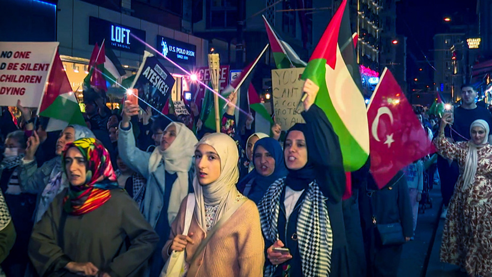 Rassemblement massif à Istanbul pour soutenir Gaza