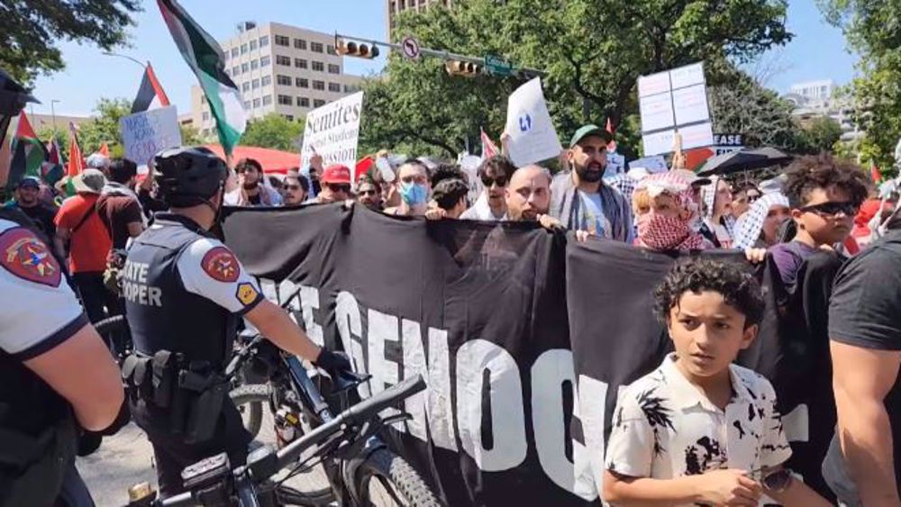 Several detained at Texas Capitol rally condemning police violence at pro-Palestine demos