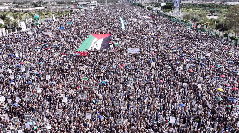 Million-strong march in Yemen capital demands support for Gaza until victory