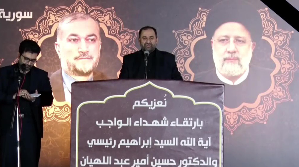 Syria’s Sayyida Zainab Shrine holds memorial for late Pres. Raeisi and his companions
