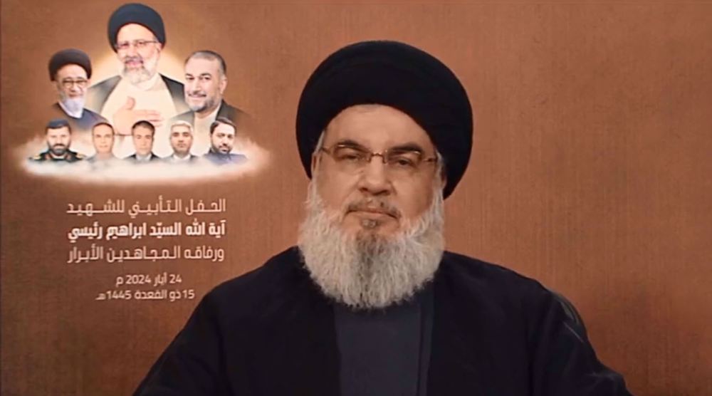 Nasrallah: Pres. Raeisi had great faith in Palestinian cause, resistance