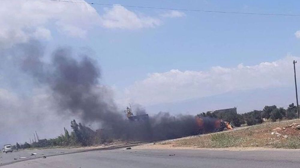 Israeli drone strike targets two vehicles in Syria’s Qusayr near Lebanon border