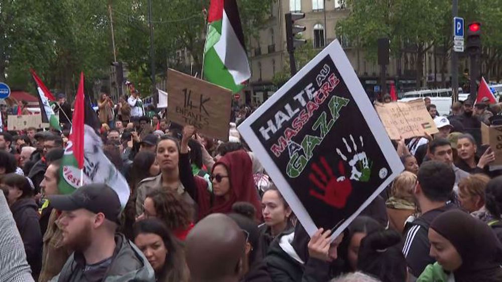 Demonstration in support of Gaza gets underway in Paris