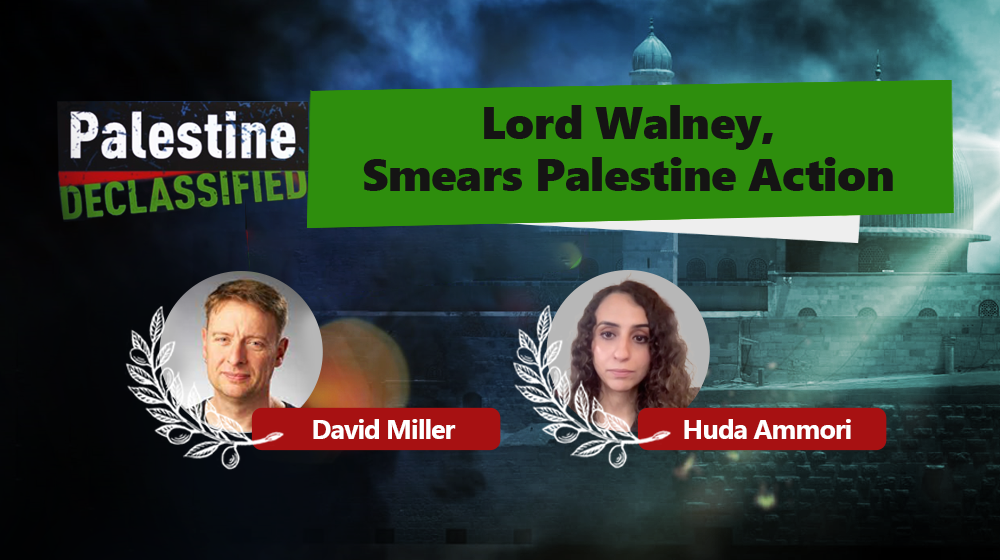 Lord Walney smears Palestine Action