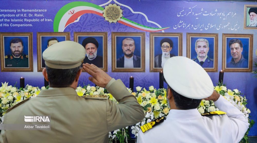 Military attaches pay homage to President Raeisi in Tehran