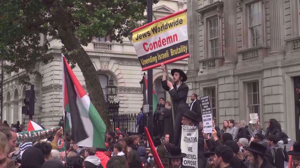 Des milliers de personnes protestent à Londres contre le massacre de Rafah