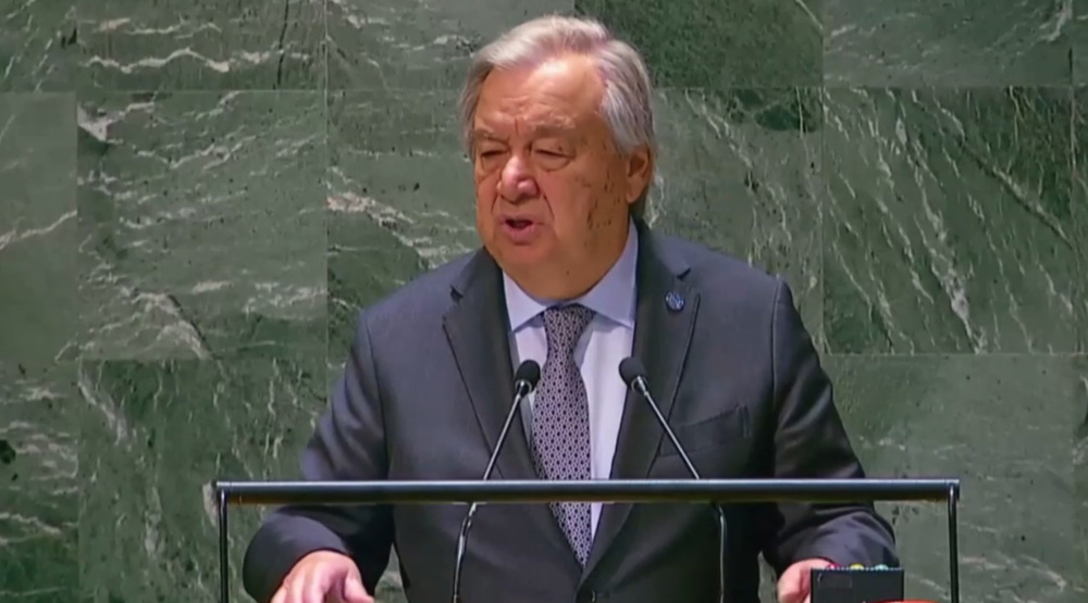 UN chief hails Raeisi’s political savvy during General Assembly tribute