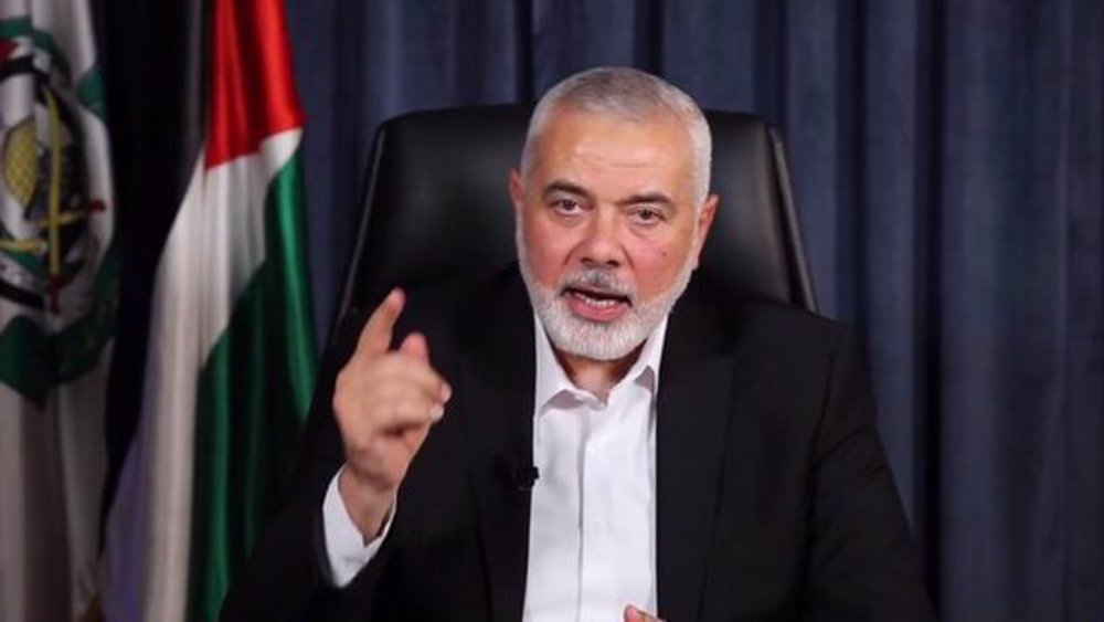 Israel using truce talks to press ahead with aggression, Gaza genocide: Haniyeh