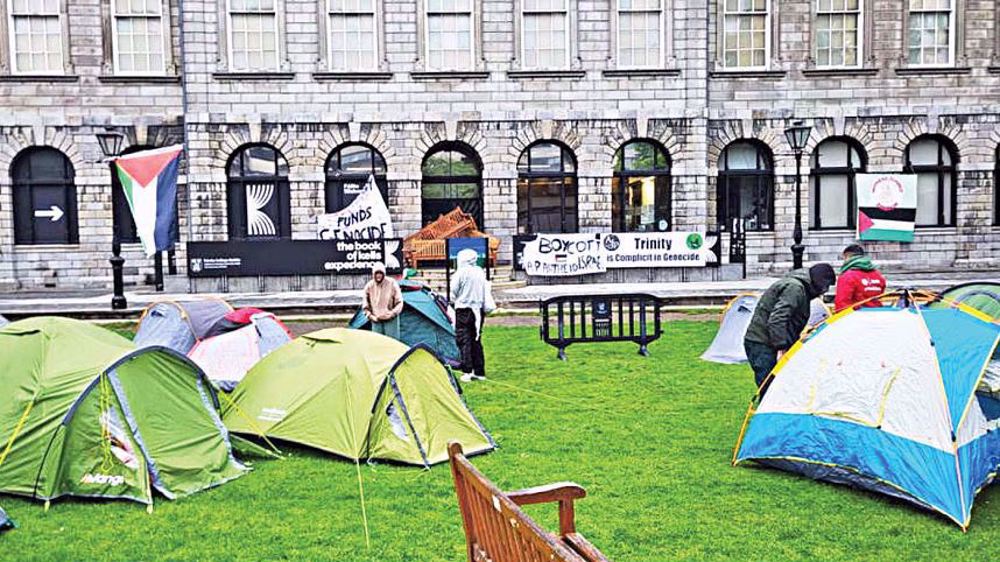 Ireland’s Trinity College joins pro-Palestine student protests