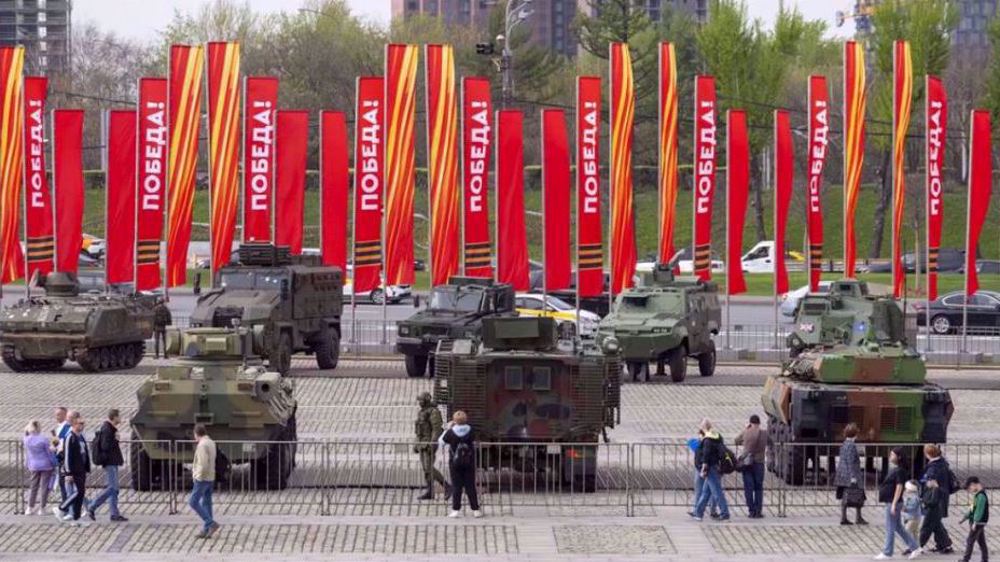 Du matériel militaire occidental capturé en Ukraine exposé à Moscou