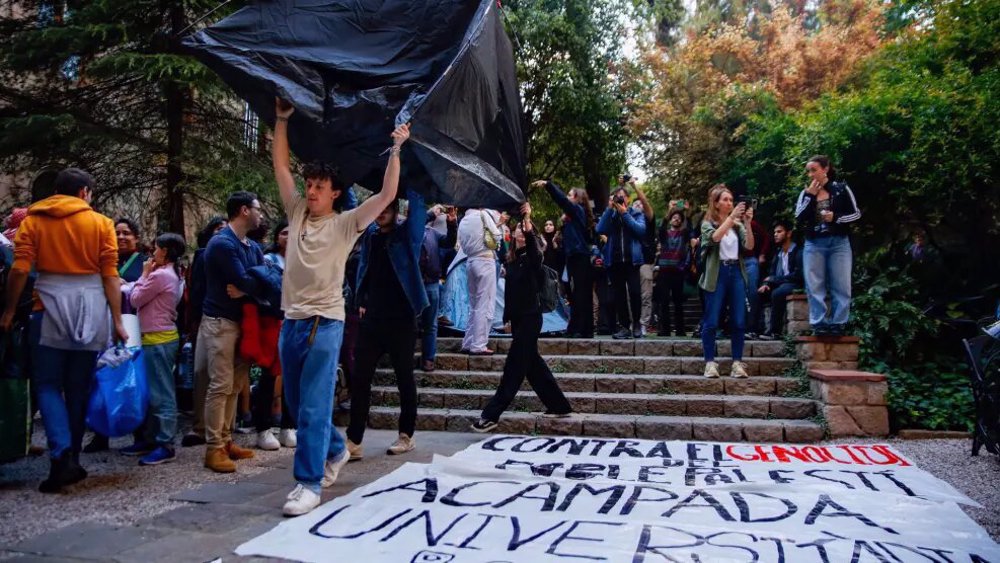 Les universités d’Espagne ont rejoint le mouvement étudiant pro-palestinien