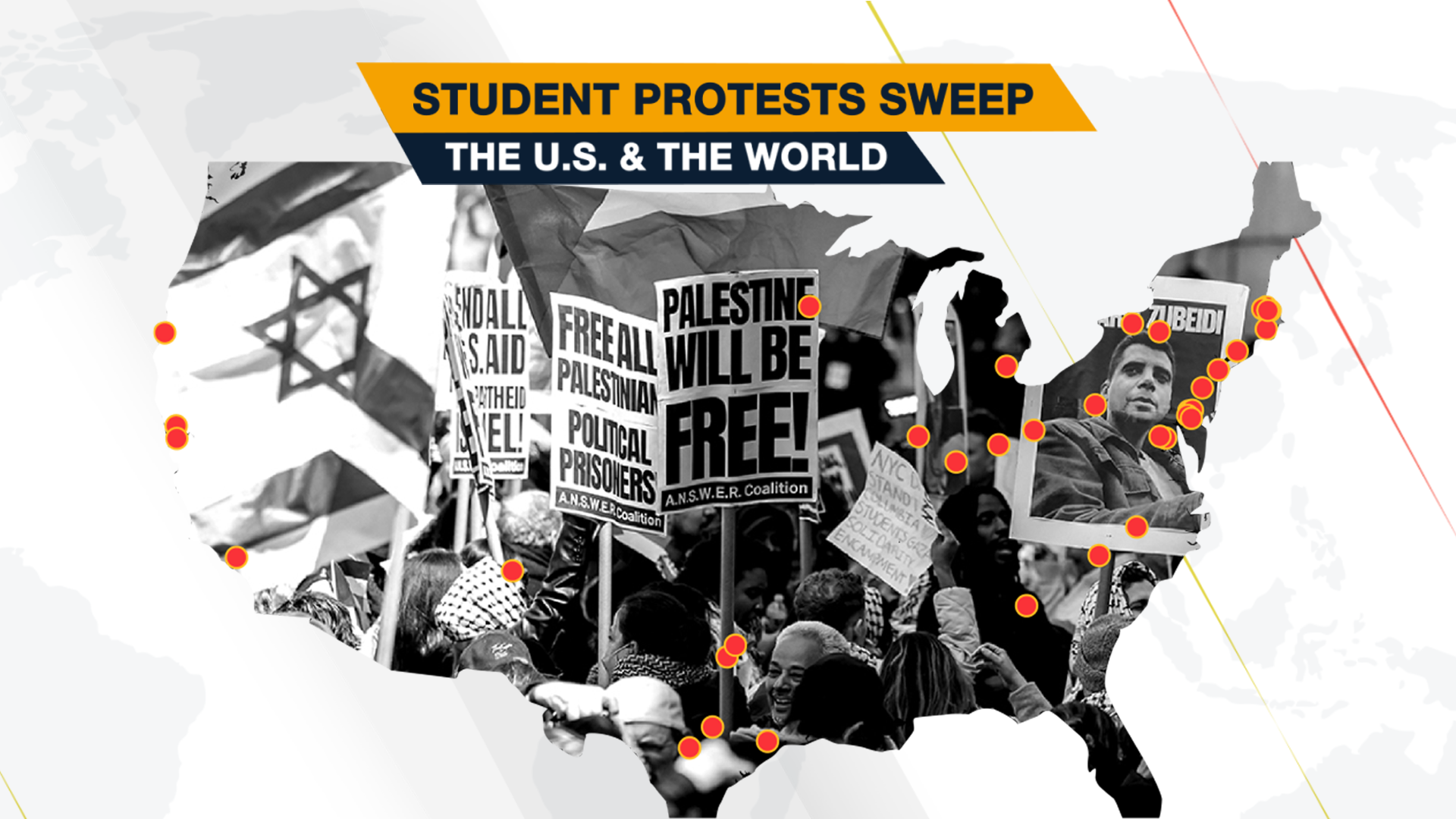 Students protests sweep US, world