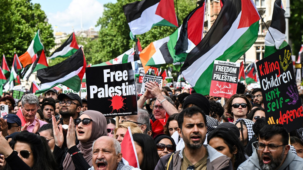 Manifestation monumentale des pro-palestiniens à Londres 
