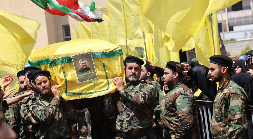 Hezbollah holds funeral for senior commander killed in Israeli strike