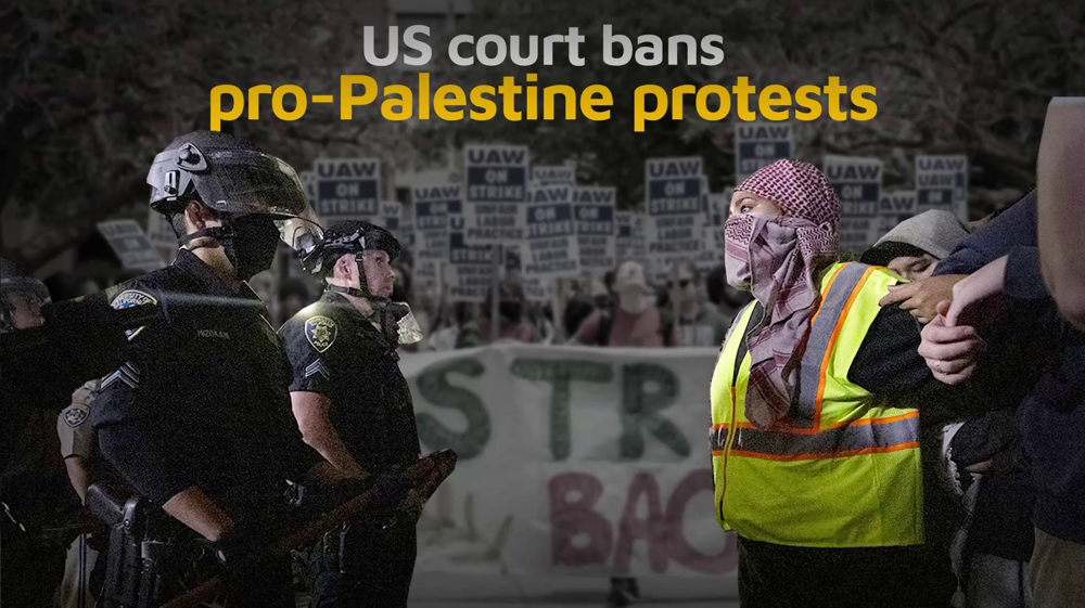 US court orders ban on pro-Palestine protests