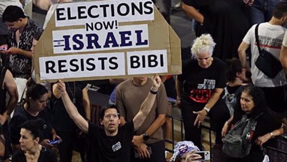 ‘Down with the tyrant,’ anti-regime Israeli protesters demand Netanyahu’s ouster