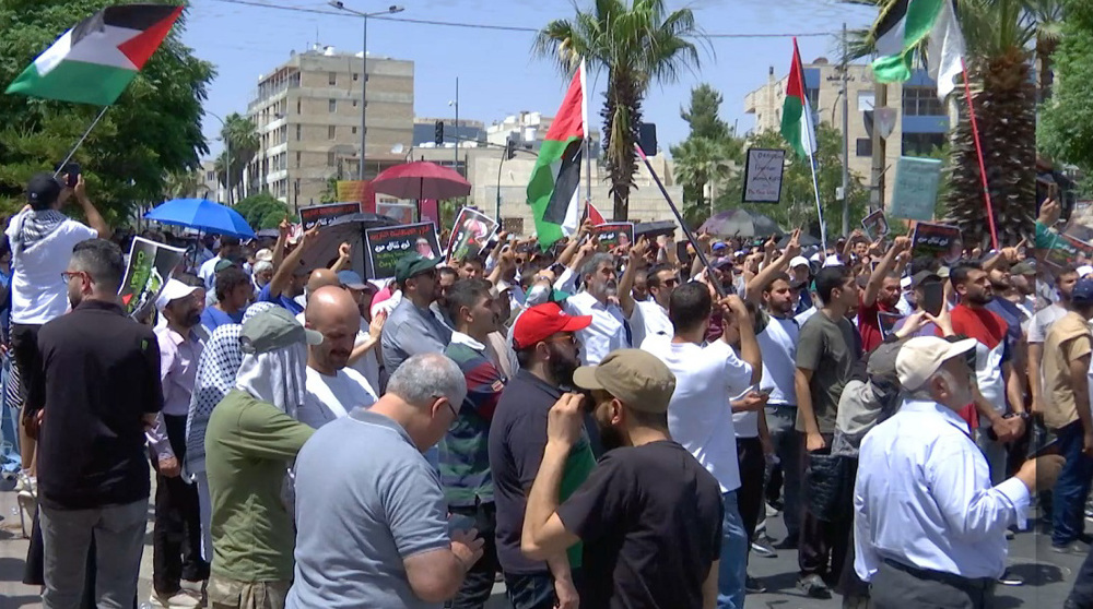 Demonstration held in Amman over Israeli genocide in Gaza