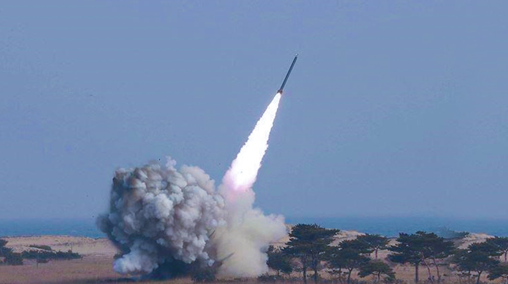 Yemeni armed forces unveil 'Palestine' ballistic missile