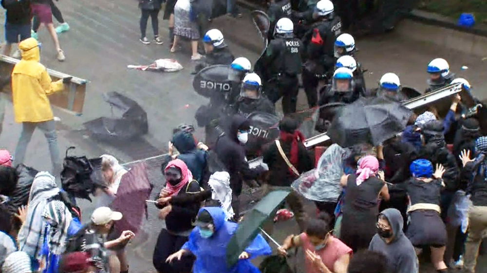 Montreal police use tear gas on pro-Palestinian protesters at McGill University