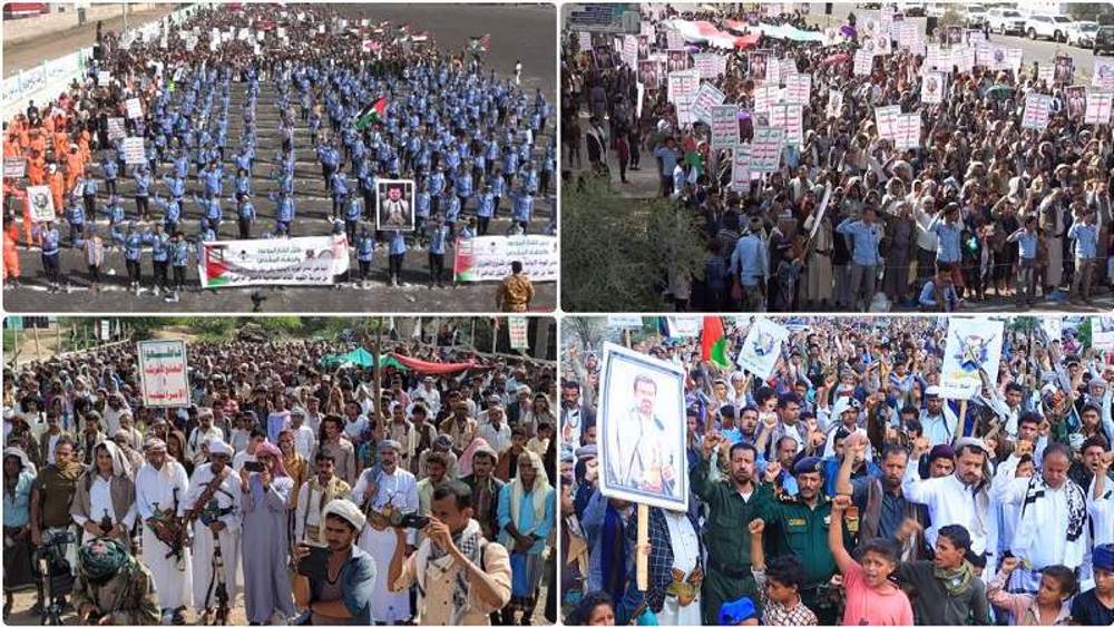 Yemenis hold nationwide rallies to support anti-Israeli operations 