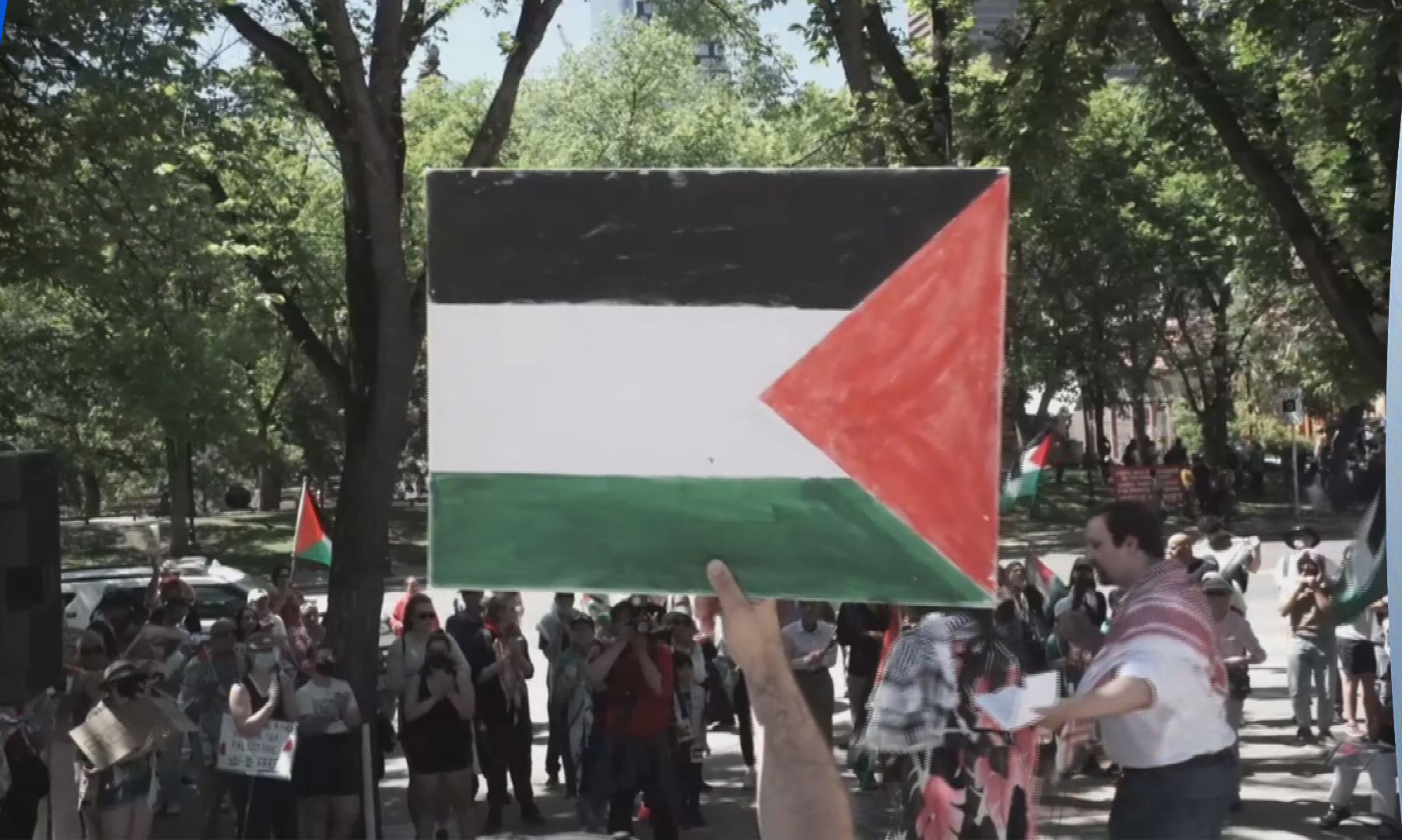 Canada: une manifestation pro-palestinienne à Calgary