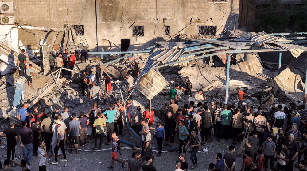 Des avions de guerre israéliens bombardent une école de l'UNRWA