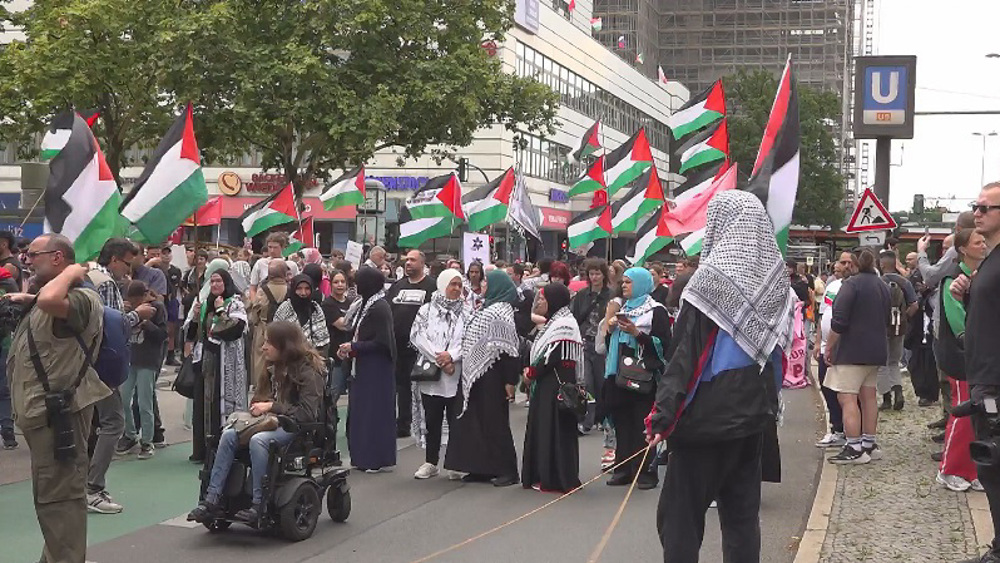 Protesters rally in Berlin to demand end to 'genocide' in Gaza