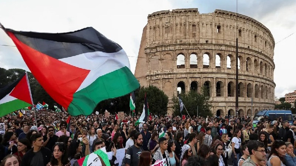 Pro Palestine Rally, Rome