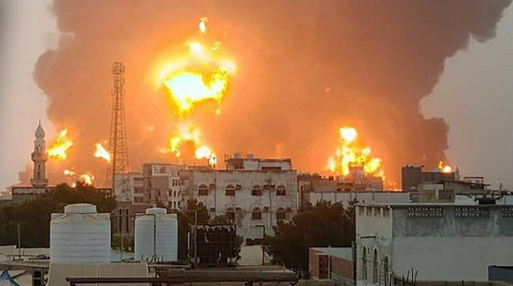 Yemenis condemn Israeli attacks on al-Hudaydah