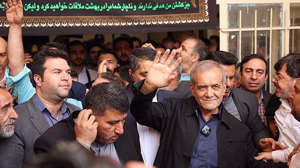 Pezeshkian vows to 'extend hand of friendship to everyone' in Iran  