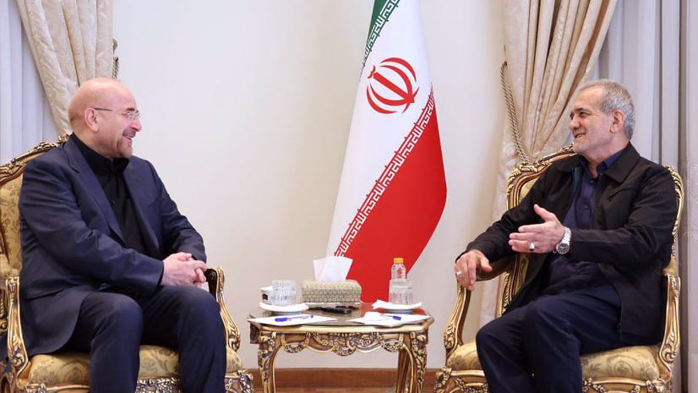 Iran's parliament speaker meets with president-elect, vows support for new administration