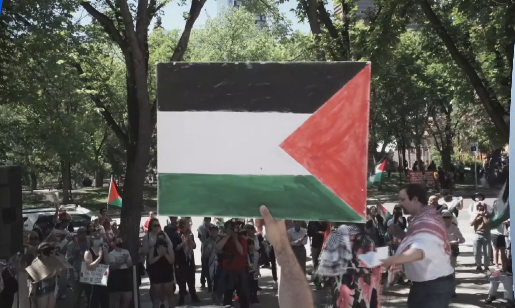 In Calgary, Canadians hold another pro-Palestine demo