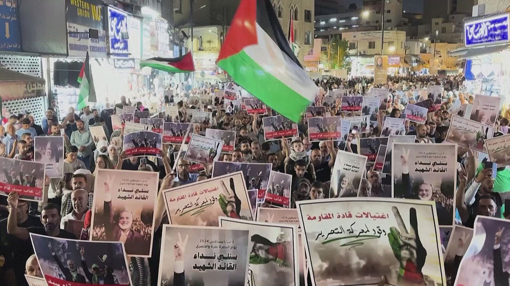 Protesters in Jordan rally against killings of pro-Palestinian leaders