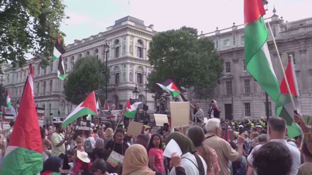 Londres: manifestation pour réclamer l'interdiction de ventes d'armes à Israël