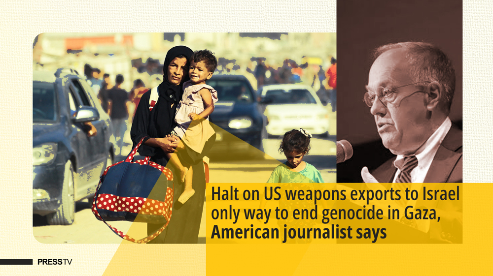 Halt on US weapons exports to Israel only way to end genocide in Gaza: American journalist 