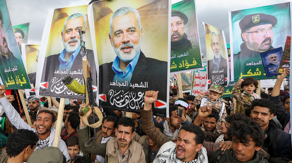 Yemenis rally in support of decisive retaliation against Israel for assassinations