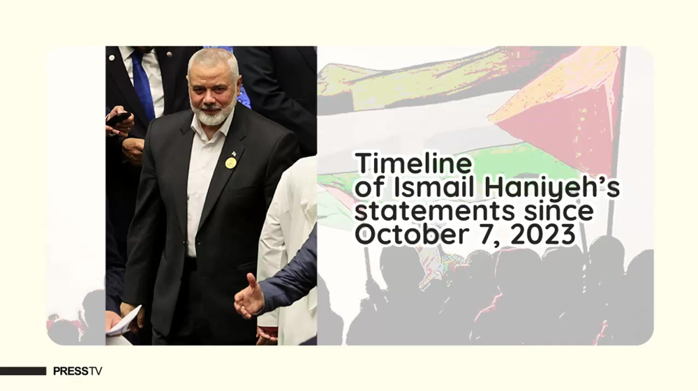 Timeline of Ismail Haniyeh's statements on resistance