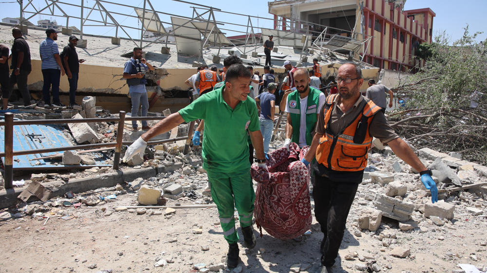 Israel bombs yet another school in Gaza City