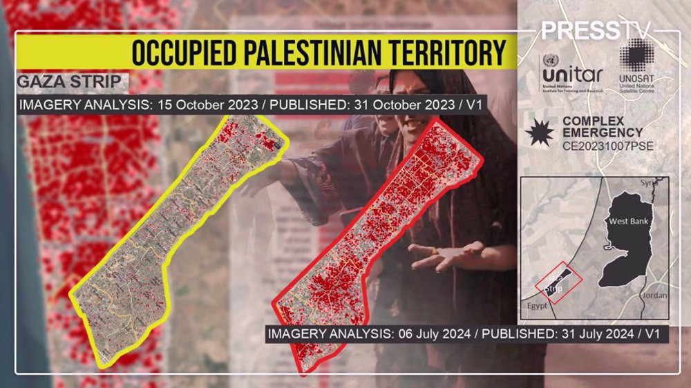 Des images satellite de l'ONU révèlent des dégâts colossaux aux structures de Gaza