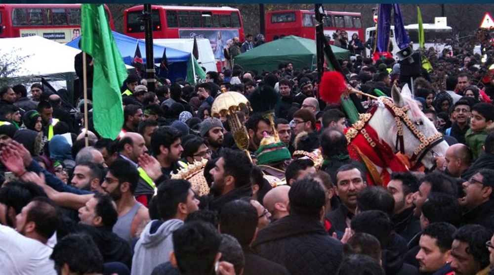 British Muslims mark 40th day anniversary of Imam Hussein martyrdom