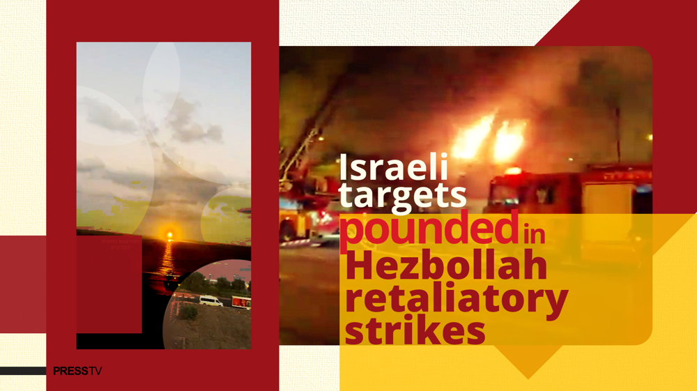 Israeli targets pounded in Hezbollah retaliatory strikes