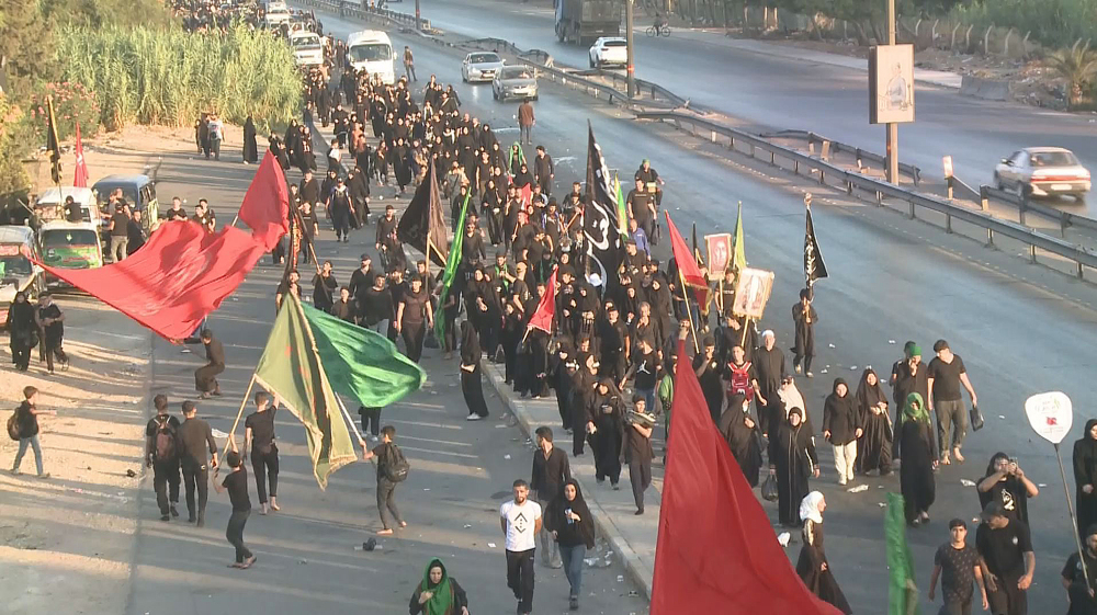 Pilgrims mark Arba’een in Syria