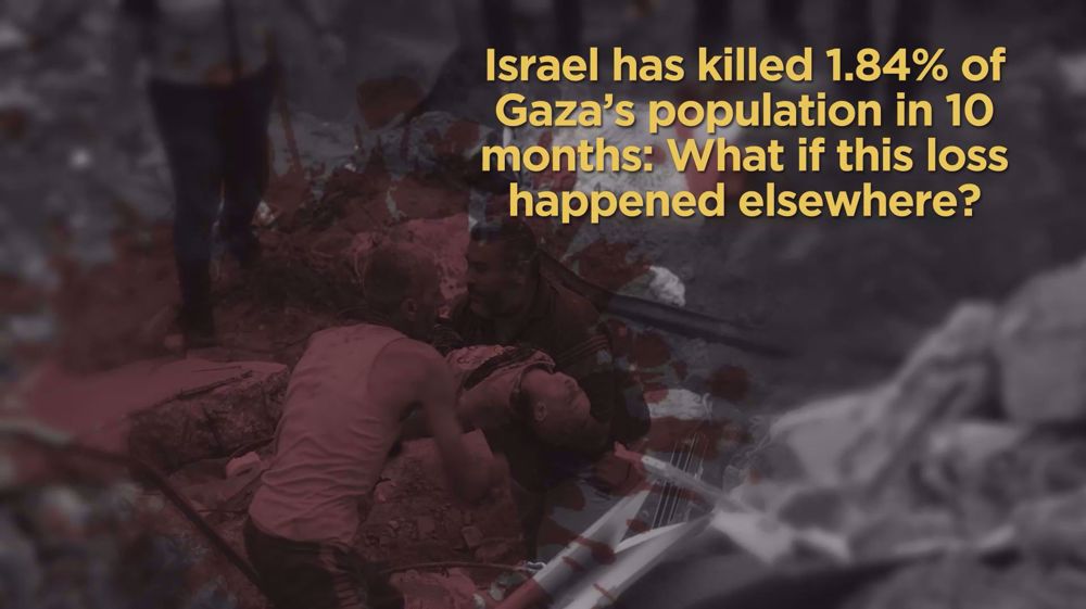 Israel has killed 1.84% of Gaza’s population in 10 months: What if this loss happened elsewhere?