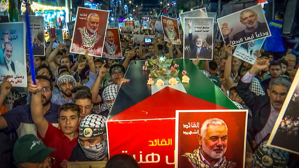 Jordanians condemn Haniyeh assassination, demand government end ties with Israel