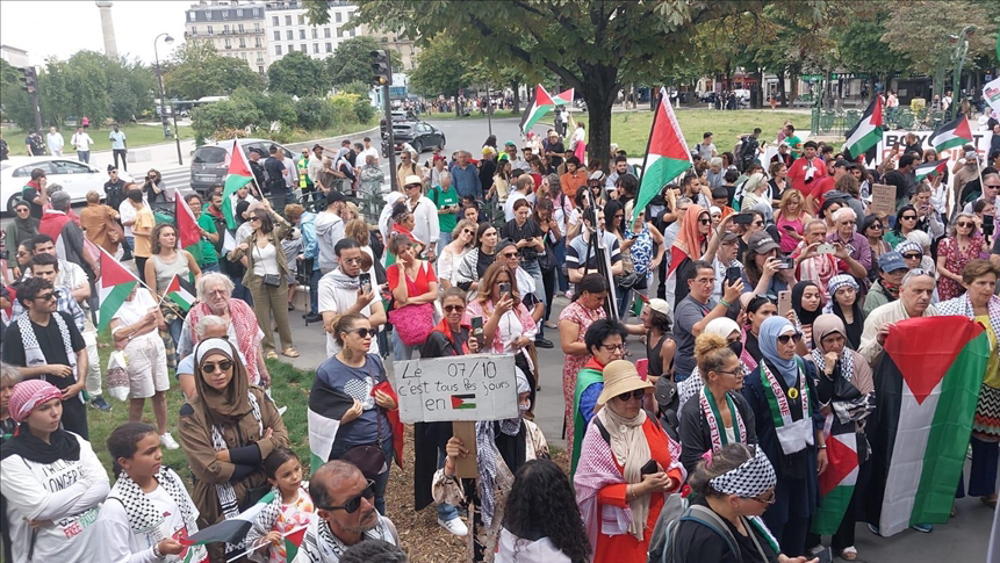 Les manifestants parisiens dénoncent le génocide à Gaza