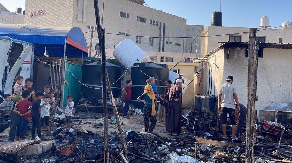 Israeli strikes on refugee tents in Al-Aqsa Hospital in Gaza kill five people