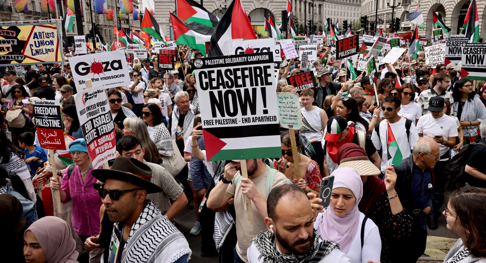 Londoners demand halt to arms sales to Israel amid genocide in Gaza