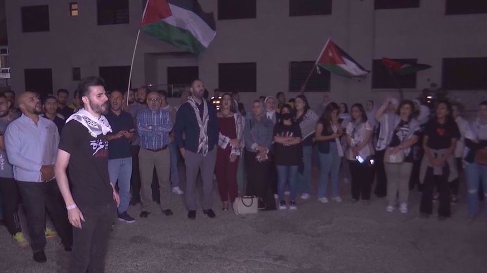 Des manifestants jordaniens réclament des actions contre Israël