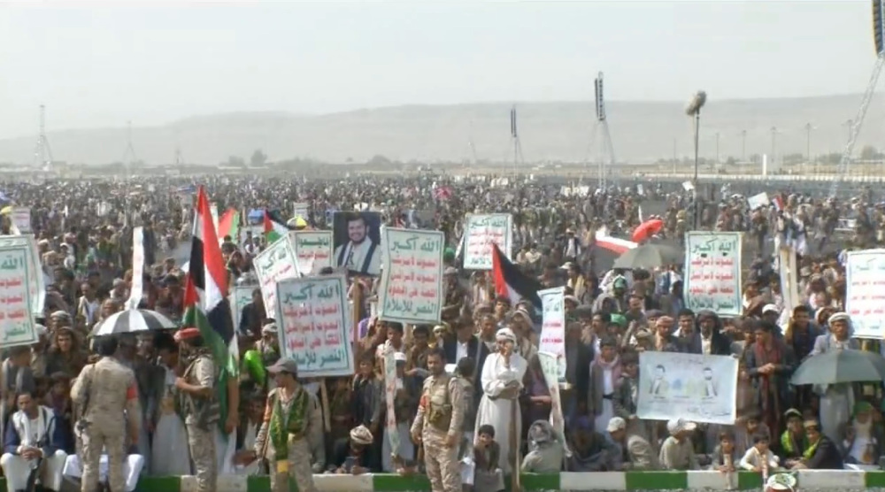 Yemenis stage massive rallies in support of Palestinians amid Gaza genocidal war