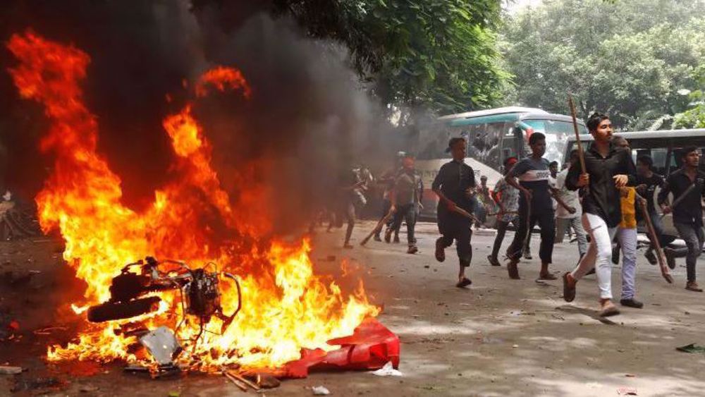 93 killed as Bangladesh protesters demand PM Hasina resign